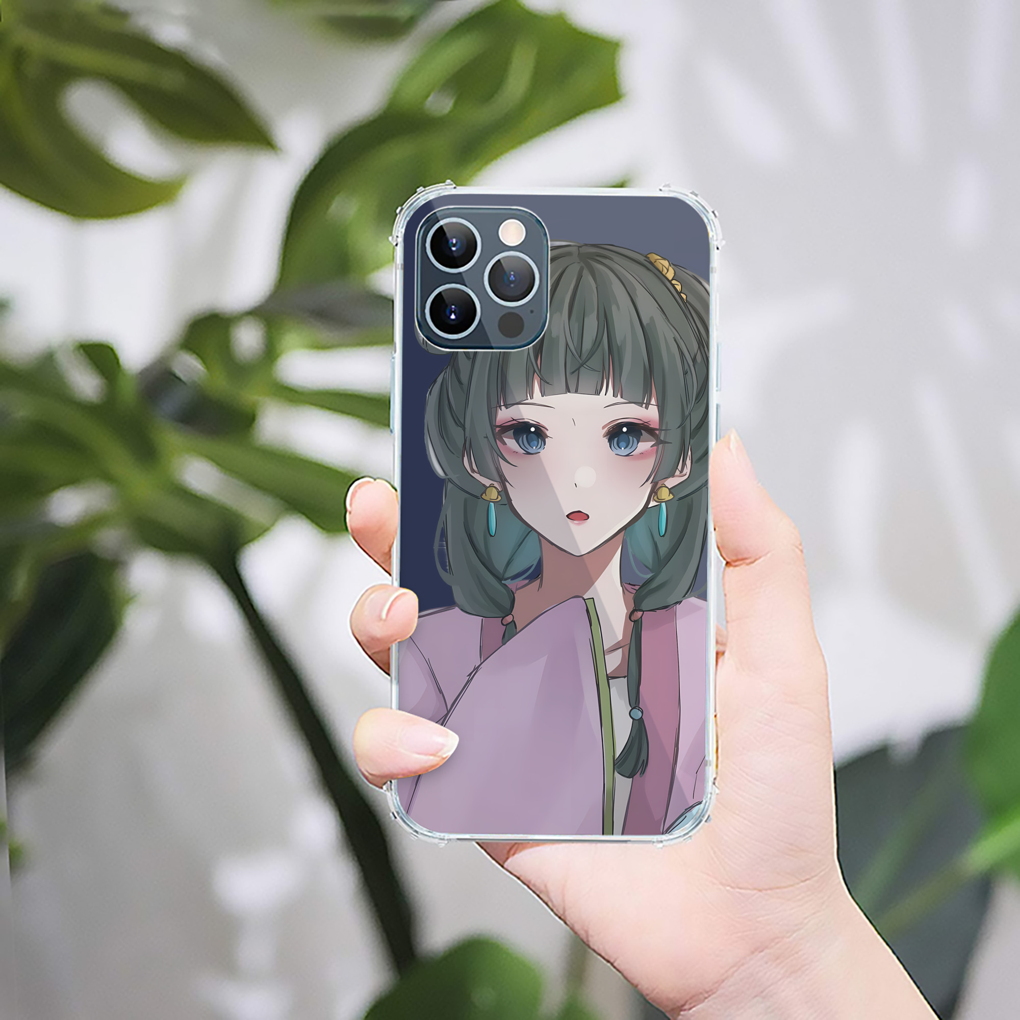 （画像用） 薬屋のひとりごと The Apothecary Diaries 【iPhone 12シリーズ対応】透明スマホケース（クリアソフトケース）